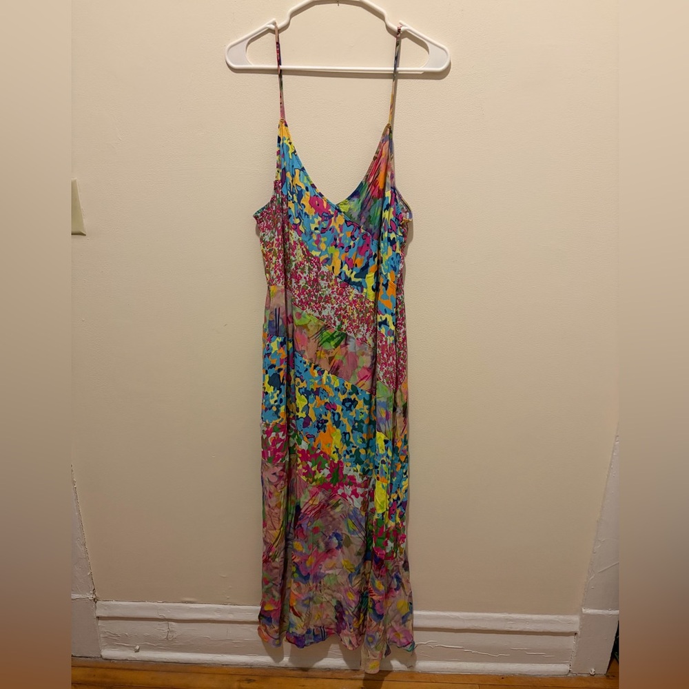 Tracy Reese Multicolor Floral Maxi Dress